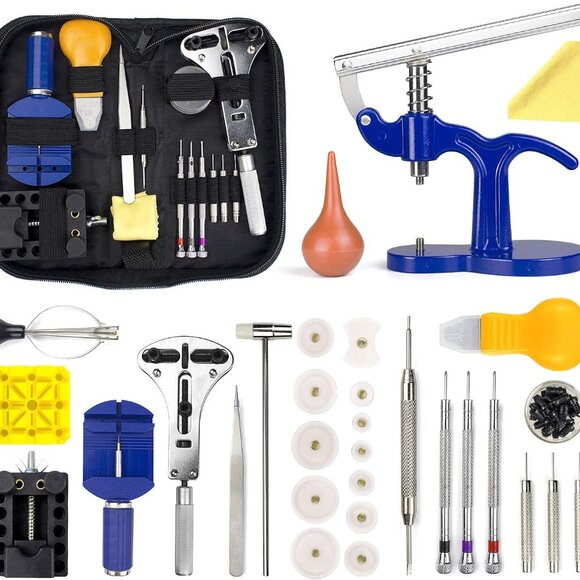 Watch Repair Kit + Watch Press, Watches Band Link Pin Set - Picture 1 of 6